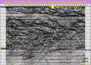 seismic 12 GA T1 north of Tropicana