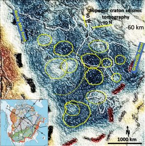 Superior craton 60 km rings