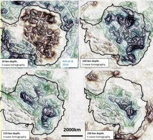 Antarctica structurally enhanced tomography 