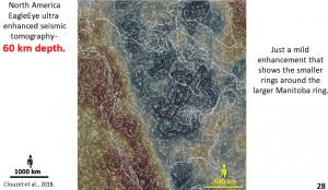 Figure 28. North America 60 km depth enhanced seismic tomography.