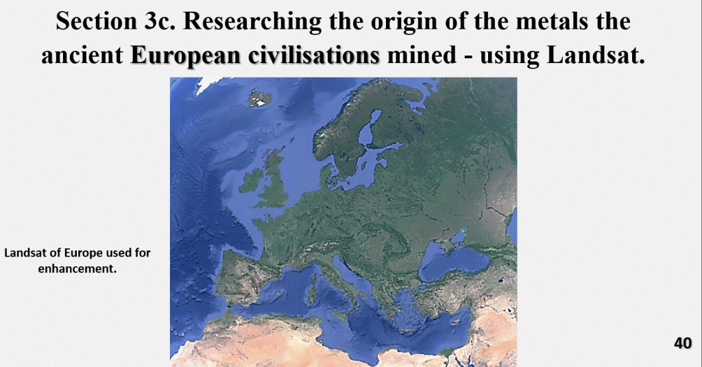 Figure 40. Landsat image used for enhancement of Europe using EagleEye