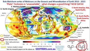 Figure 2. Plan of Earth's seismic tomography at 200 km with the studied Tomo section lines