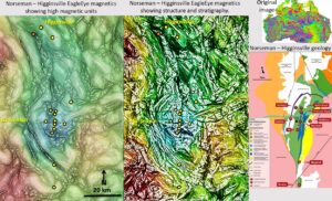 Figure 6c. Norseman Higginsville EagleEye mags and published geology