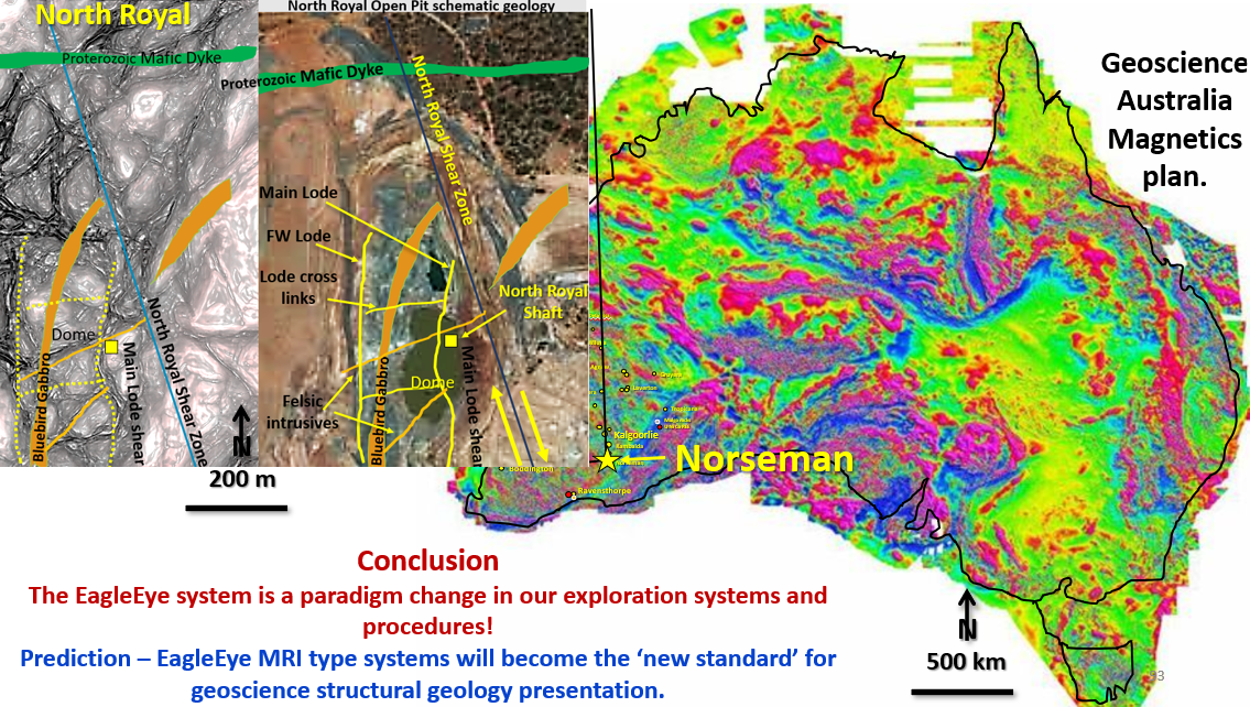 EagleEye enlargement of North Royal from Australian Magnetics